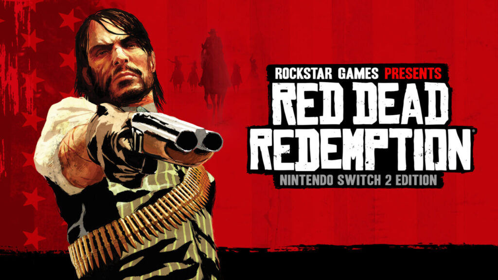 John Marston aiming a revolver during a gunfight in Red Dead Redemption.